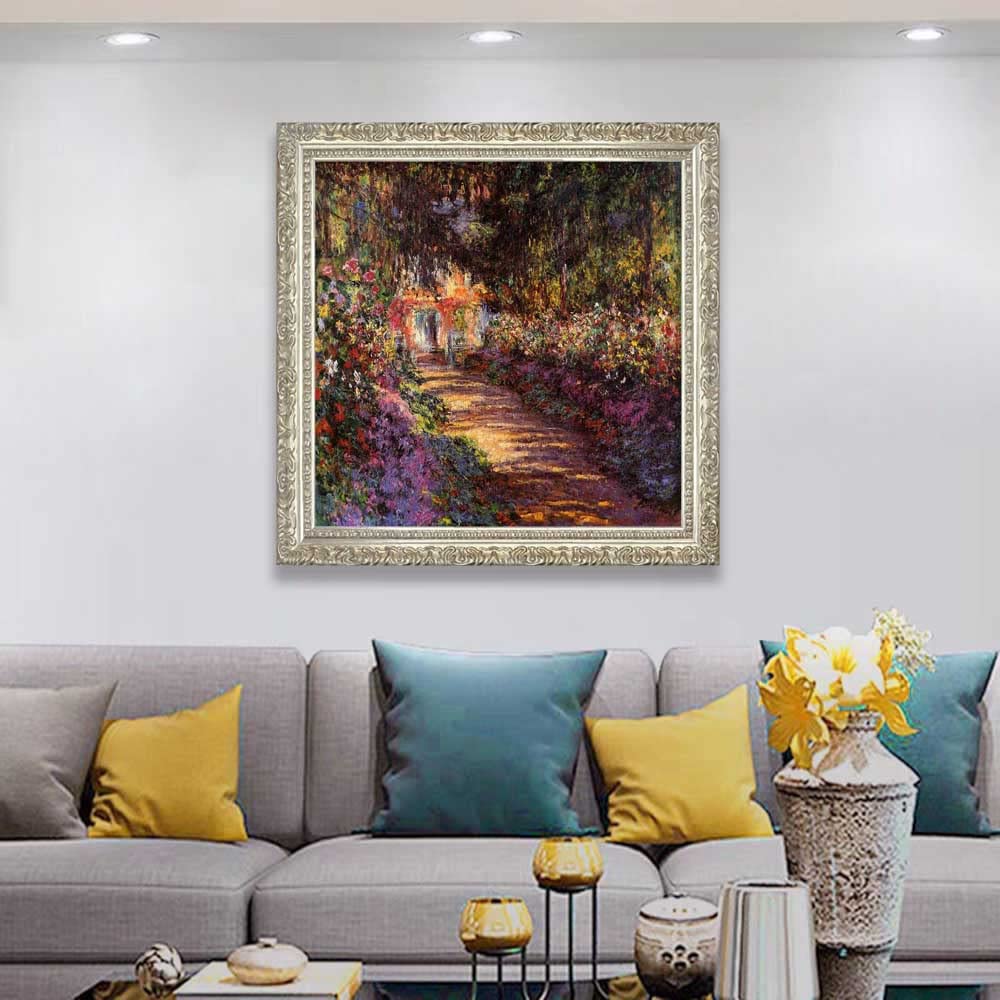 Amazon.co.jp: クロード・モネ ジヴェルニーのモネの庭の小道